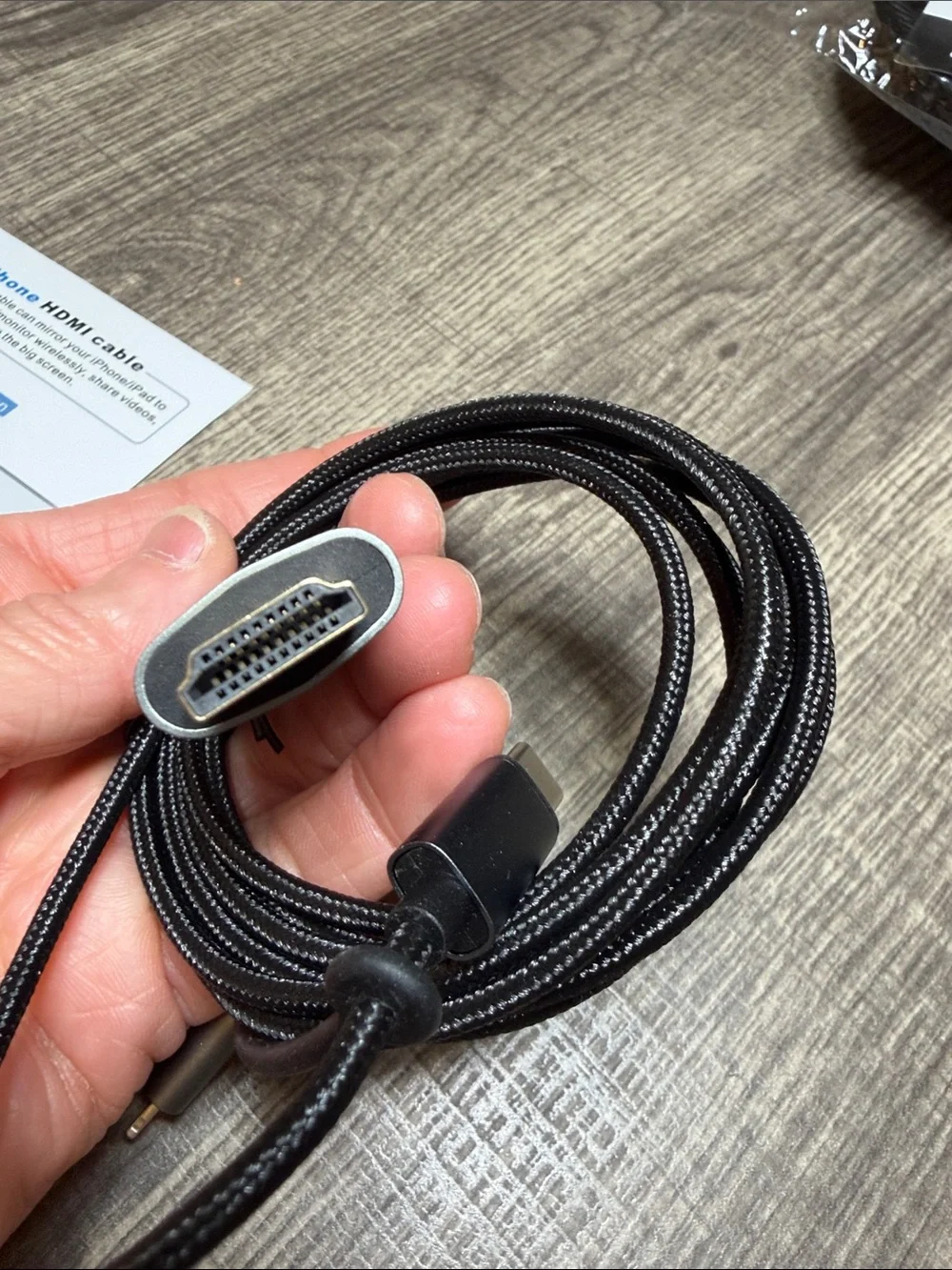 🌻5 for $30🌻 Universal Black iPhone HDMI Cable - Mirror iPhone to TV